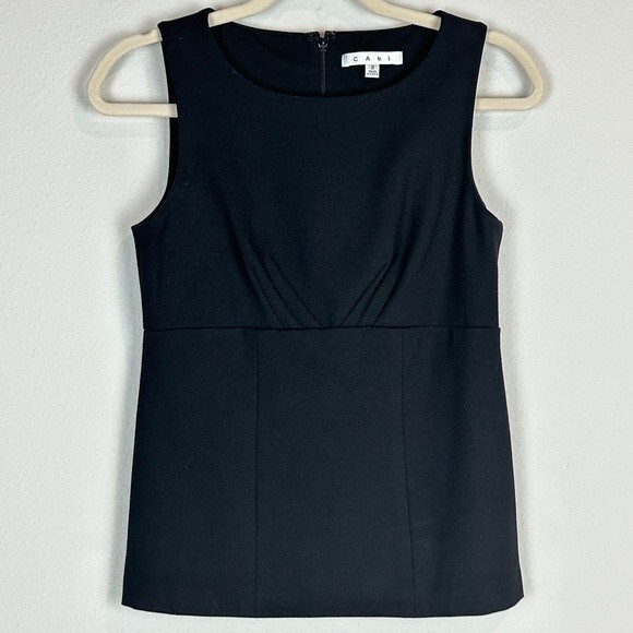 CAbi Black Sleeveless Blouse 2 - Picture 1 of 8